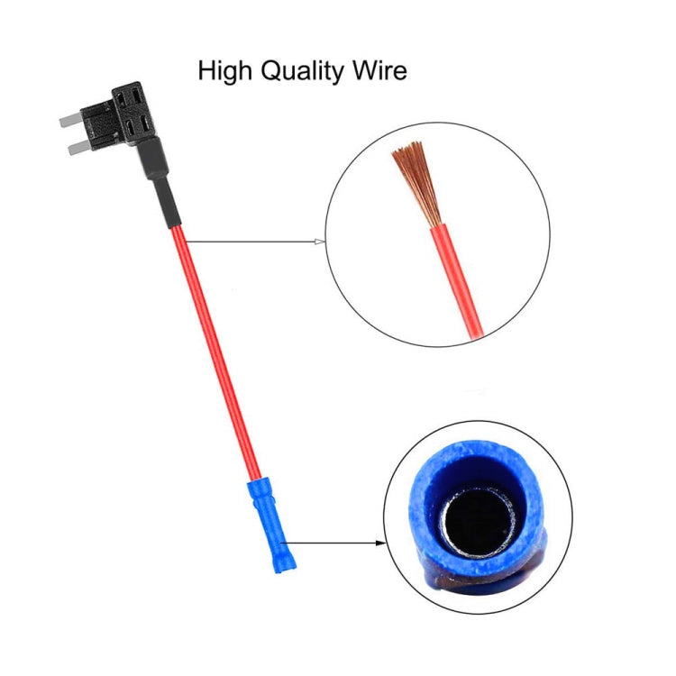 Car Blade Fuse Holder Kits with Cable, 20 in 1