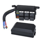 Car 6 Slots Waterproof Relay Fuse Box with Cable
