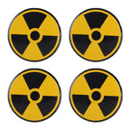 4 in 1 Car Wheel Hub Decorative Sticker, Diameter: 5.8cm