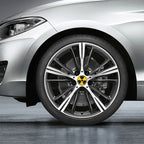 4 in 1 Car Wheel Hub Decorative Sticker, Diameter: 5.8cm