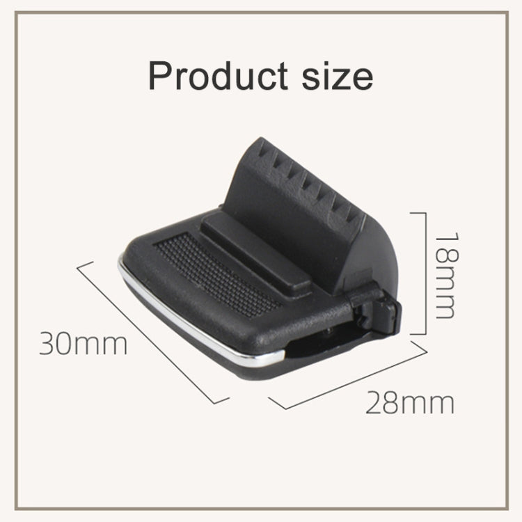 Left-Drive Car Left and Right Air Conditioning Air Outlet Paddle, For Mitsubishi ASX JINXUAN