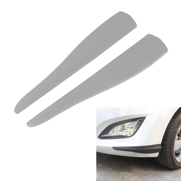 1 Pair Car Solid Color Silicone Bumper Strip, Style: Short — view 7