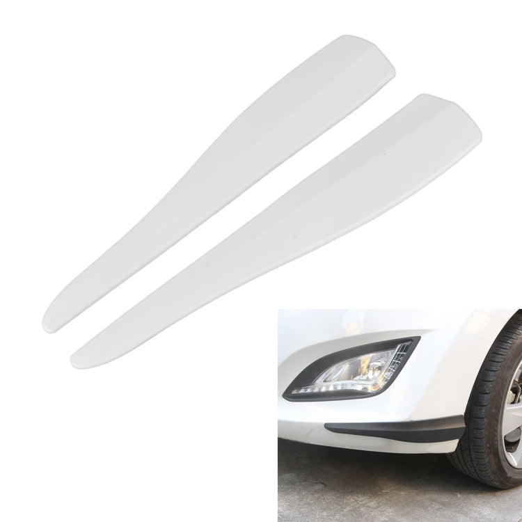 1 Pair Car Solid Color Silicone Bumper Strip, Style: Short — view 8