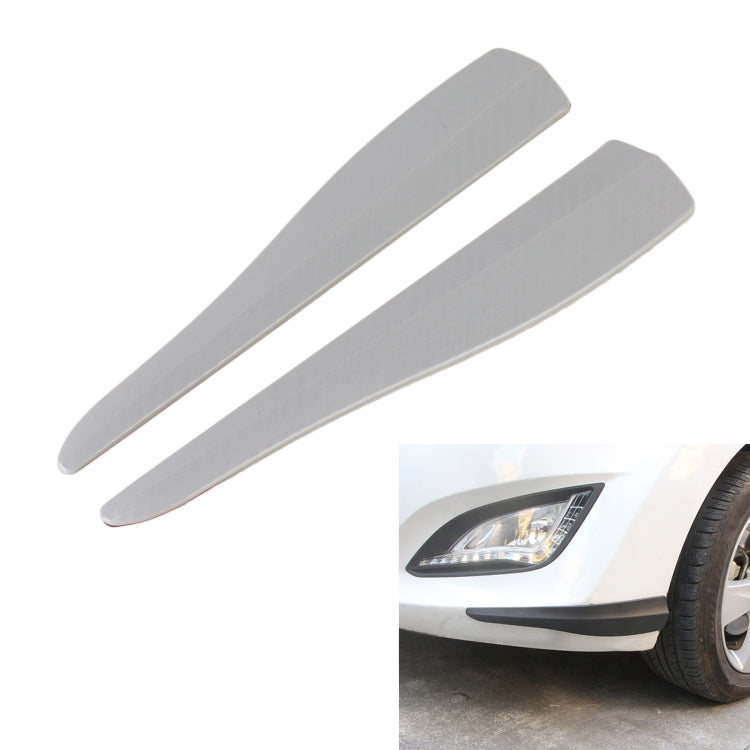 1 Pair Car Carbon Fiber Silicone Bumper Strip, Style: Short — view 7