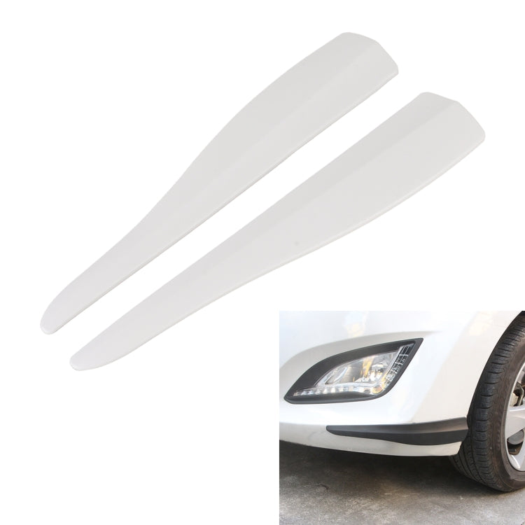 1 Pair Car Carbon Fiber Silicone Bumper Strip, Style: Short — view 8
