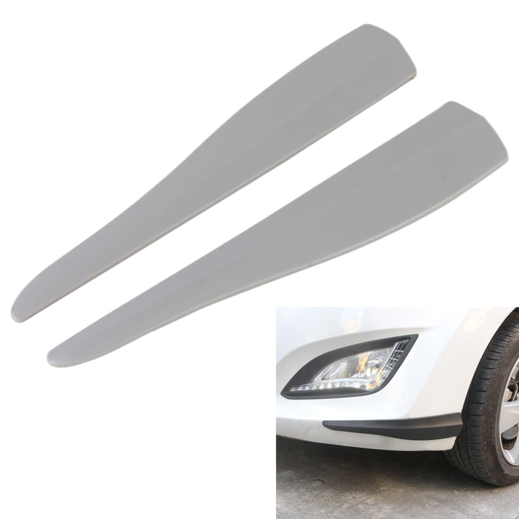 1 Pair Car Solid Color Silicone Bumper Strip, Style: Long — view 7