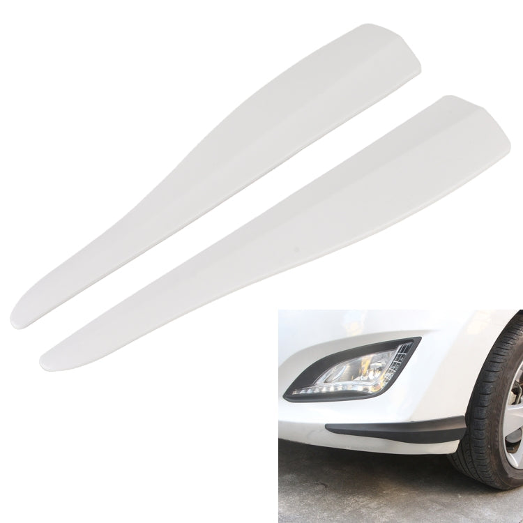 1 Pair Car Carbon Fiber Silicone Bumper Strip, Style: Long — view 8