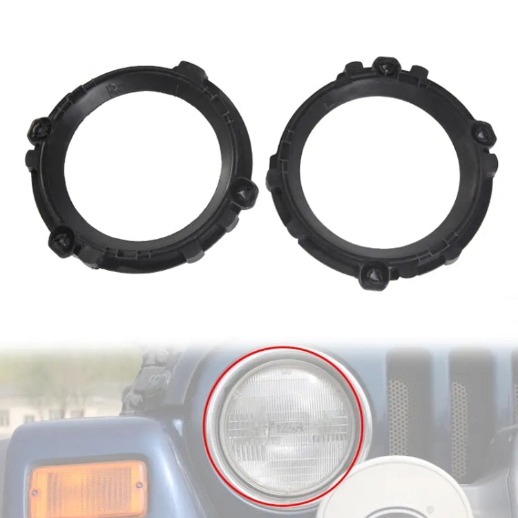 Car Headlight Bracket Base Headlight Fixing Bracket, For Jeep Wrangler TJ 1997-2006