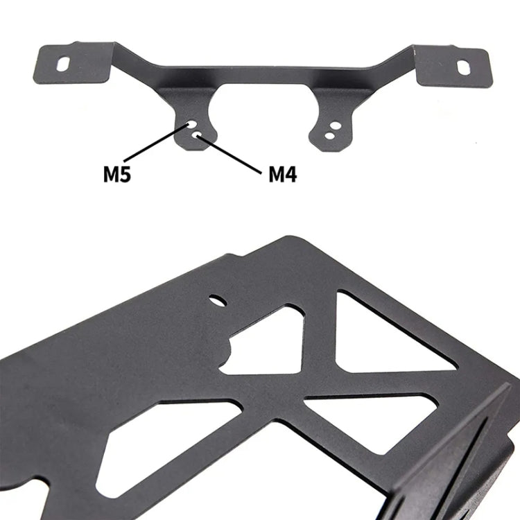 Car Modified Tire License Plate Frame Mounting Bracket