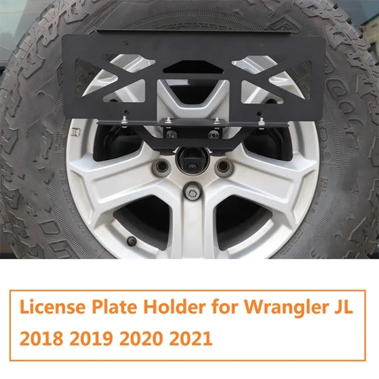 Car Modified Tire License Plate Frame Mounting Bracket