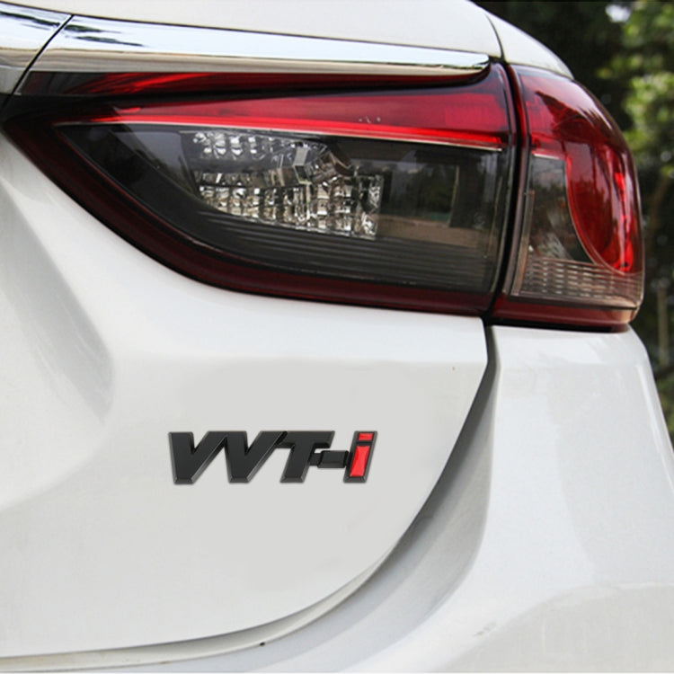 Car WT-i Personalized Aluminum Alloy Decorative Stickers, Size:7.5 x 2cm