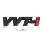 Car WT-i Personalized Aluminum Alloy Decorative Stickers, Size:7.5 x 2cm