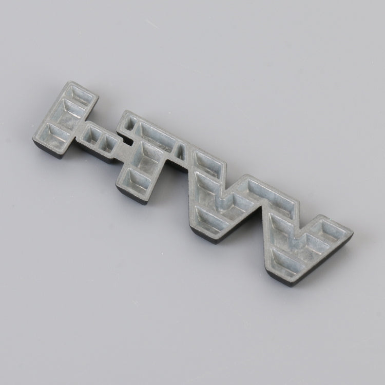 Car WT-i Personalized Aluminum Alloy Decorative Stickers, Size:7.5 x 2cm