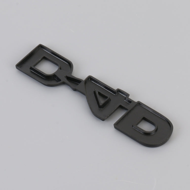 Car D4D Personalized Aluminum Alloy Decorative Stickers, Size:10 x 2.5cm