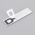 Car D4D Personalized Aluminum Alloy Decorative Stickers, Size:10 x 2.5cm