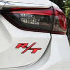 Car R / T Personalized Aluminum Alloy Decorative Stickers, Size:10.5 x 5cm