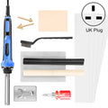 100W Electric Soldering Iron Plastic Welding Machine Car Bumper Repair Plier, UK Plug