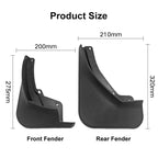 4pcs/Set Car Auto Soft Plastic Splash Flaps Fender Guard, For Skoda KAROQ 2017-2023