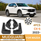 4pcs/Set Car Auto Soft Plastic Splash Flaps Fender Guard, For Mazda CX-5 2022