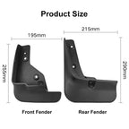 4pcs/Set Car Auto Soft Plastic Splash Flaps Fender Guard, For Mazda CX-5 2022