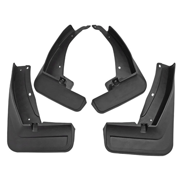 4pcs/Set Car Auto Soft Plastic Splash Flaps Fender Guard, For Volkswagen Tiguan LR-Line 2018-2020