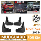 4pcs/Set Car Auto Soft Plastic Splash Flaps Fender Guard, For KIA Sportage 2023