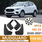 4pcs/Set Car Auto Soft Plastic Splash Flaps Fender Guard, For MG ZS 2020-2021