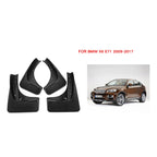 4pcs/Set Car Auto Soft Plastic Splash Flaps Fender Guard, For BMW X6 E71 2009-2017