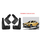 4pcs/Set Car Auto Soft Plastic Splash Flaps Fender Guard, For BMW X1 E84 2010-2015