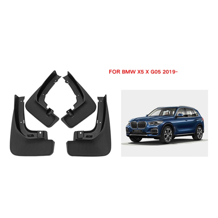 4pcs/Set Car Auto Soft Plastic Splash Flaps Fender Guard, For BMW X5 X G05 2019-2023