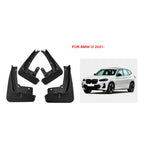 For BMW iX3 Electric 2021-2023 4pcs/Set Car Auto Soft Plastic Splash Flaps Fender Guard