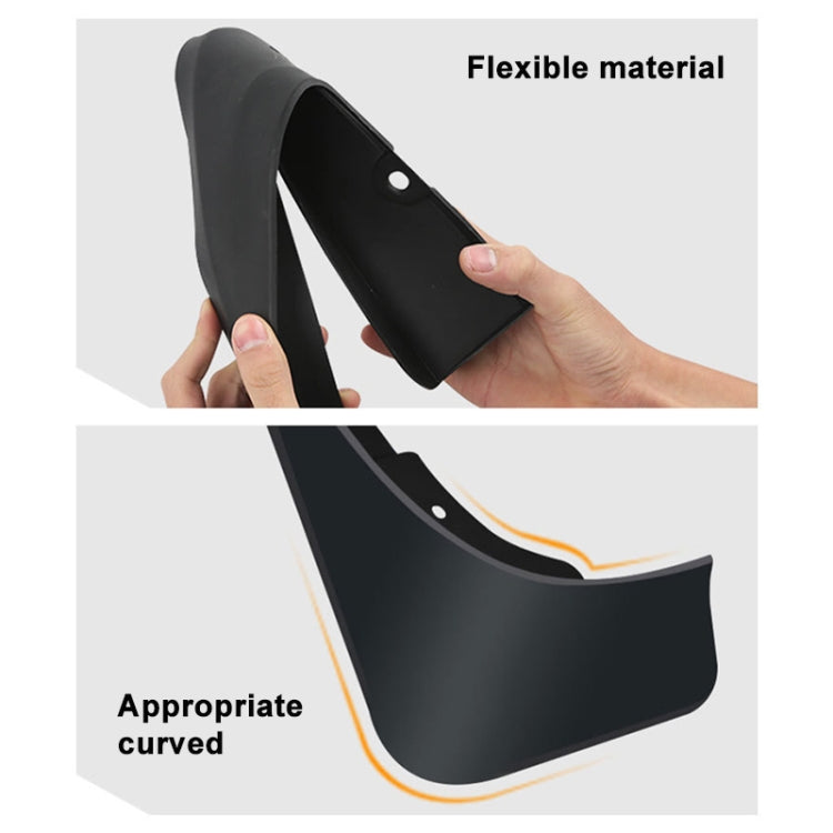 4pcs/Set Car Auto Soft Plastic Splash Flaps Fender Guard, For Audi A3 Hatchback 2017-2020