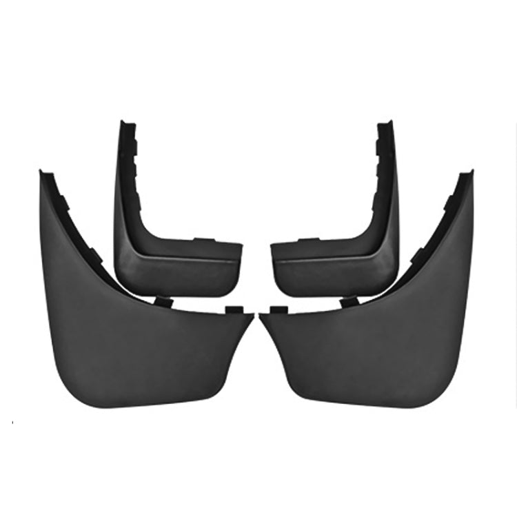 4pcs/Set Car Auto Soft Plastic Splash Flaps Fender Guard, For Mercedes-Benz Smart 2009-2015