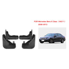4pcs/Set Car Auto Soft Plastic Splash Flaps Fender Guard, For Mercedes-Benz E-class 2008-2013