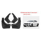 4pcs/Set Car Auto Soft Plastic Splash Flaps Fender Guard, For Mercedes-Benz E-class Sport 2016