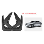 4pcs/Set Car Auto Soft Plastic Splash Flaps Fender Guard, For Jaguar XF 2009-2015