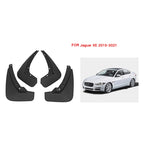 4pcs/Set Car Auto Soft Plastic Splash Flaps Fender Guard, For Jaguar XE 2015-2021