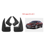 4pcs/Set Car Auto Soft Plastic Splash Flaps Fender Guard, For Jaguar XFL 2016