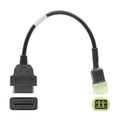 6 Pin to OBDII Female Motorcycle Connector Cable, For Kawasaki