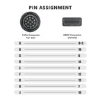 14 Pin to 16 Pin OBD2 Adapter Cable, For Cat ET3