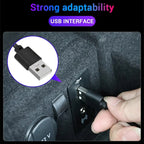 Car 4 in 1 USB RGB Foot LED Atmosphere Light