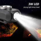 1902A Folding Magnet Car Inspection Light Work Maintenance Lamp Emergency COB LED USB Charging Lamp