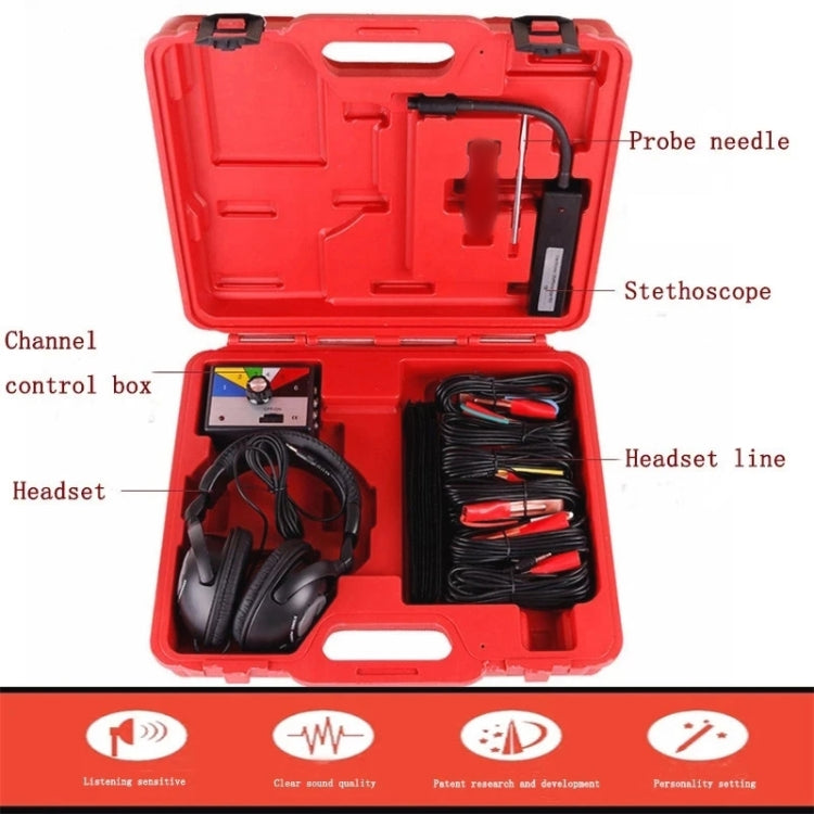 Car 6-channel Electronic Stethoscope Engine Chassis and Gearbox Abnormal Sound Tester — view 3
