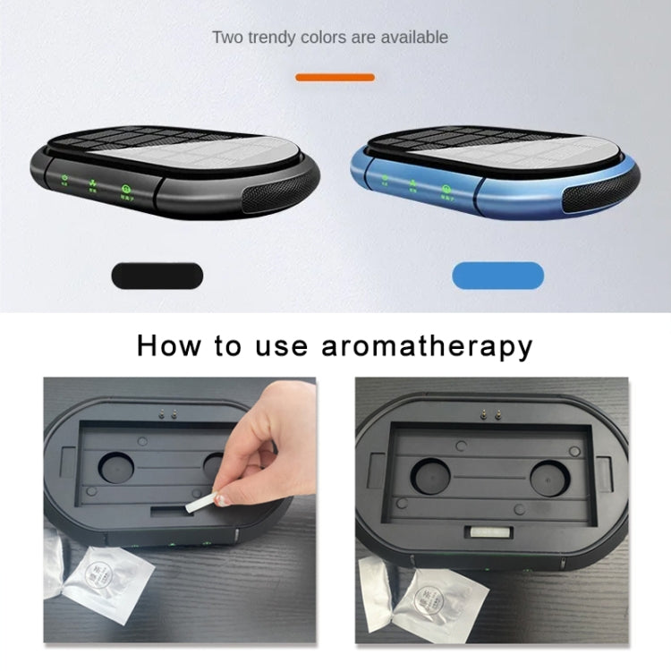 Car Negative Ion Air Purifier with 2 Solid Aromatherapy Sticks