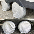 4pcs / Set Car Tire 420D Oxford Cloth Protective Cover, Diameter: 68-73cm, Width: 32cm