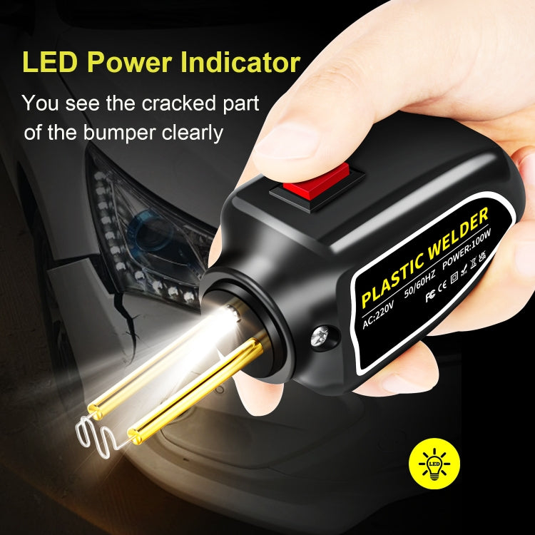 Hot Stapler Plastic Welding Machine Car Bumper Repair Kit Plier, EU Plug — view 6