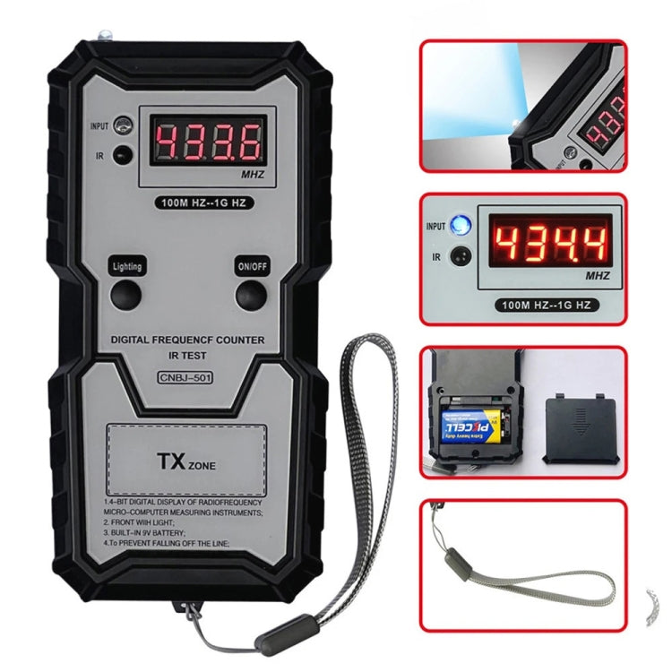 CNBJ-501 100M-1GHz Infrared Frequency Tester — CNBJ-501