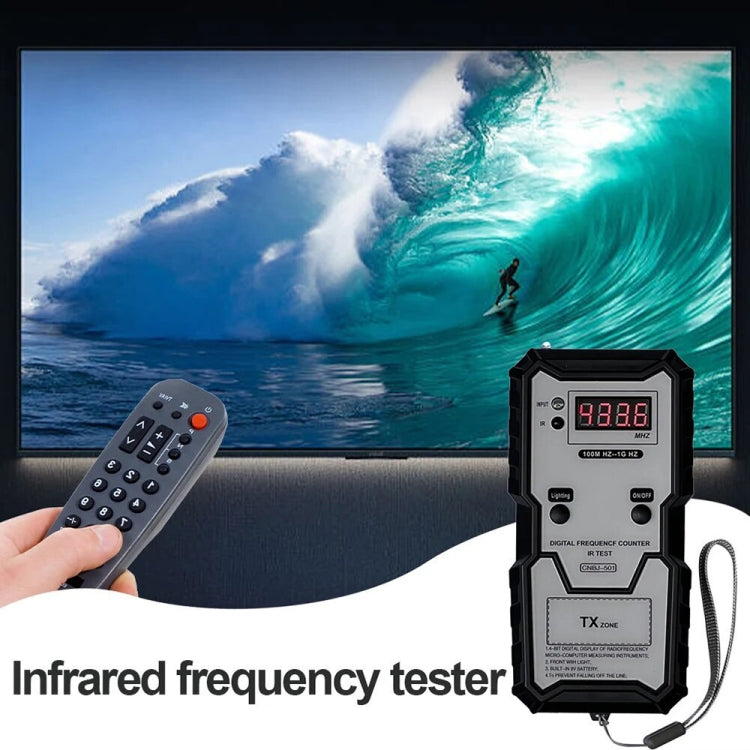 CNBJ-501 100M-1GHz Infrared Frequency Tester — view 6
