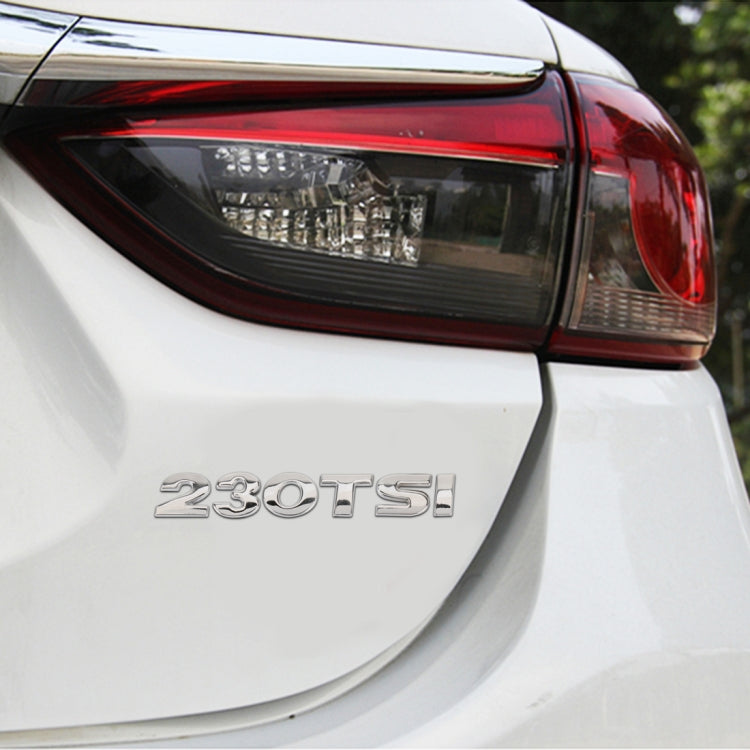 Car 230TSI Pattern 3D Metal Personalized Decorative Stickers, Size: 11.5x2.5x0.5cm — view 7