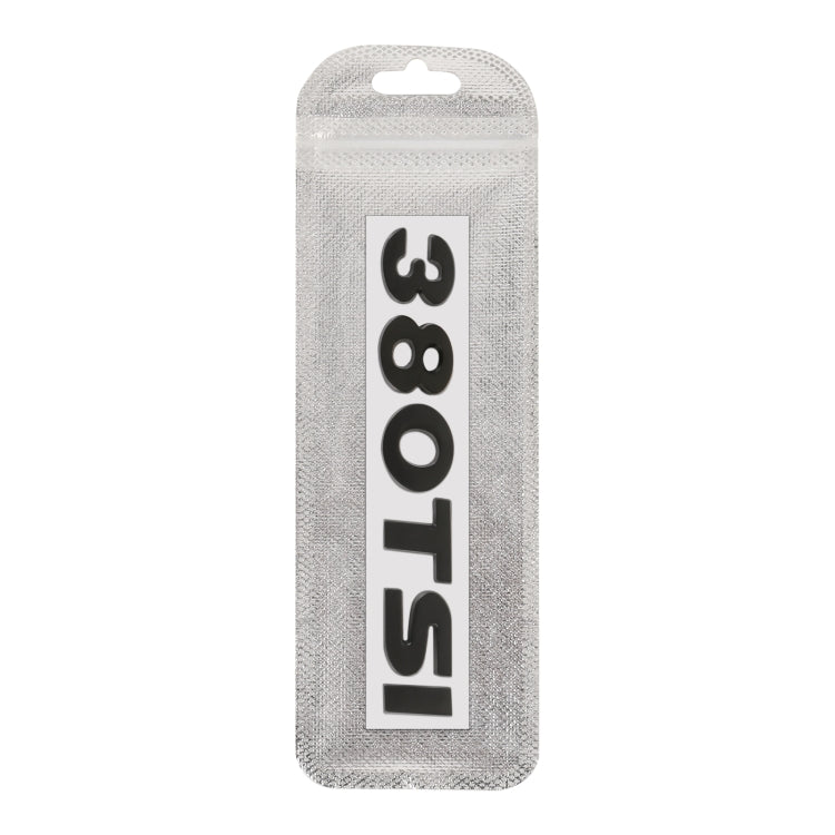 Car 380TSI Pattern 3D Metal Personalized Decorative Stickers, Size: 11.5x2.5x0.5cm — view 5